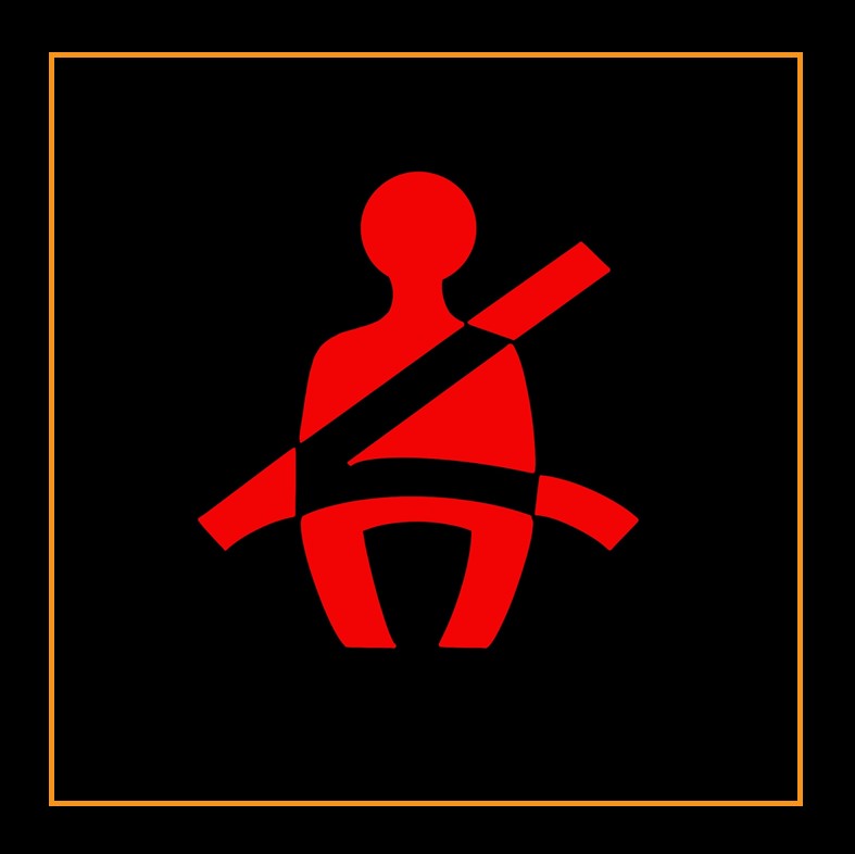 Symbol for safety belt