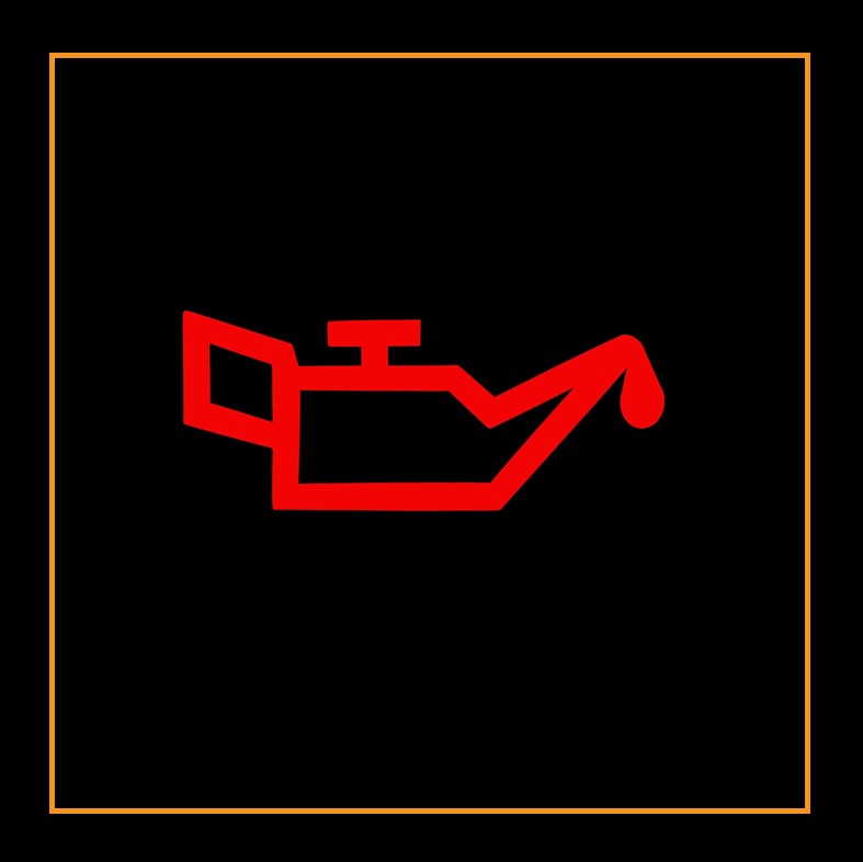 Symbol for engine oil level