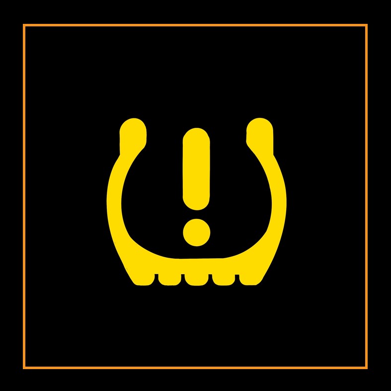 Symbol for tyre pressure sensors