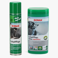 Cockpit Pfleger und Cockpitplegetücher von Sonax