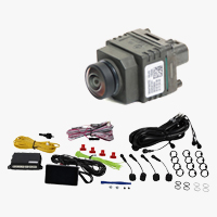 Einparkhilfe-Set mit Sensoren, Kabel und Rückfahrkamera