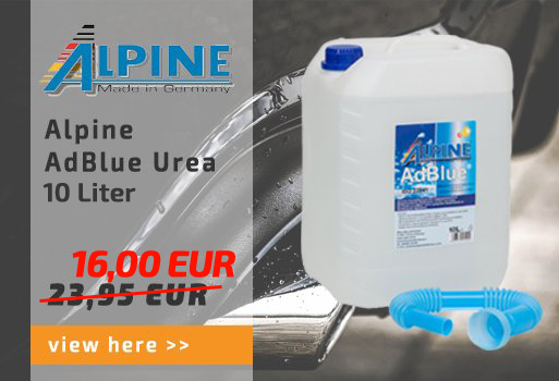 Alpine AdBlue urea solution 10 liter canister UNI145W901